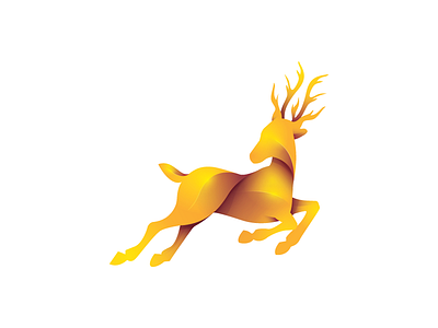 The Golden Elk animal creative design elk gold identities identity logo logos nature symbol