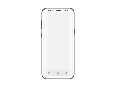 Free Samsung S8 Wireframe