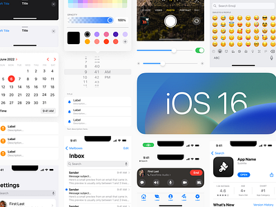 iOS 16 UI Kits