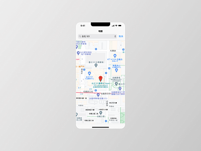 Daily UI :: 029 - Map daily ui design ios map mobile