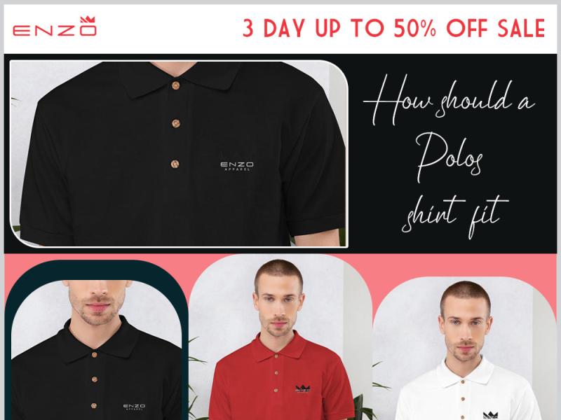 How Should a Polo Shirt Fit? by Enzo Footwear on Dribbble
