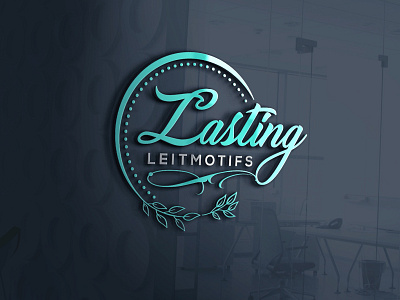 Lasting Leitmotifs Wedding event Logo graphic design illustration logo typography vector