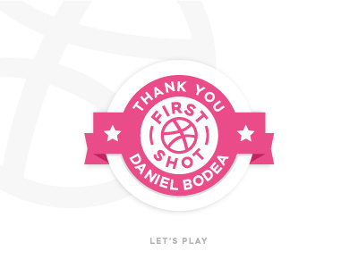 Dribbble first shot lets play