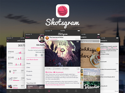 Shotsgram ~ Dribbble client for iOS