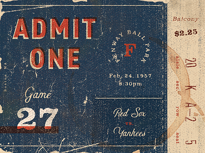 baseball ticket designs themes templates and downloadable graphic elements on dribbble