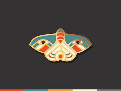 Moth Enamel Pin badge bug enamel pin gold illustration insect moth