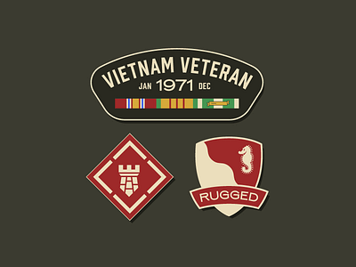 Vietnam Veteran Patches 1