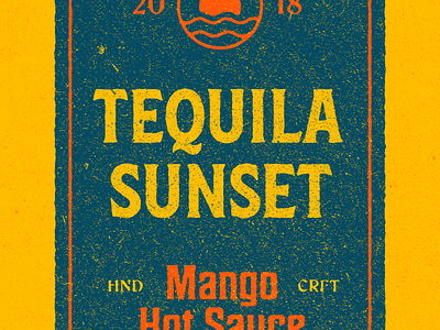 Tequila Sunset 02 competition hot sauce pilot tequila texture vintage