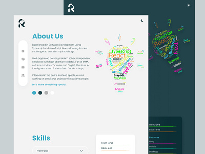 Redox by Team Landing Page Concept app branding design icon illustration logo typography ui ux vector