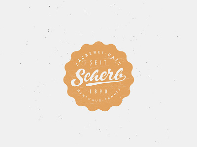 Scherb branding graphicdesign logo vintage