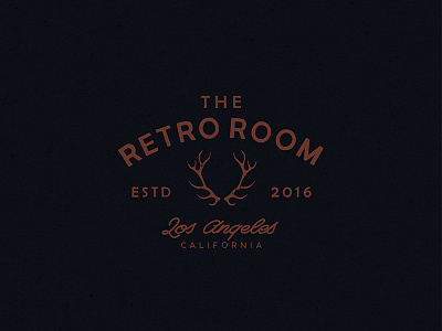 The Retro Room branding graphicdesign logo vintage