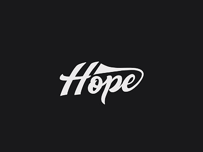 Hope graphicdesign lettering logo