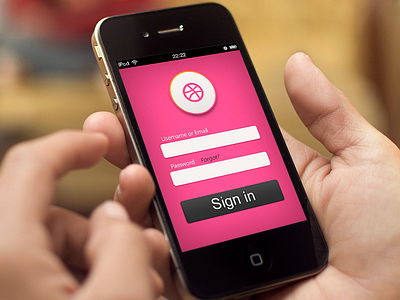 Dribbble APPS Login dribbble forget login password sign in username