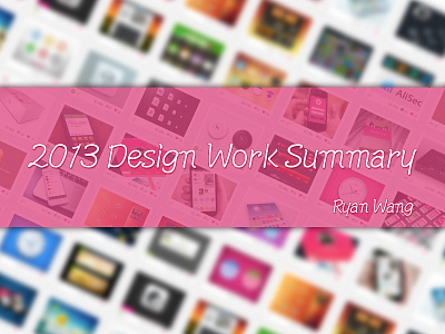 2013 Design Work Summary icon ios7 phone ui
