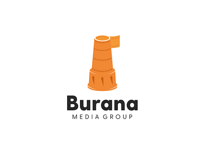 Burana media group 2concept brand branding burana character corporate design identity illustration logo logotype mark media vector
