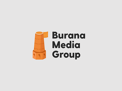 Burana media group brand burana character corporate design identity illustration kyrgyzstan logotype mark media vector