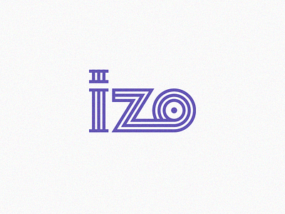 "izo" virtual gallery artist branding design gallery izo logo museum picture virtual