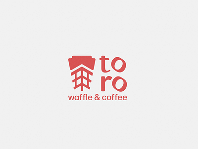 TORO branding city coffee corporate cup design flashlights identity illustration japan lamp light logo logotype mark toro ui waffle waffle coffee