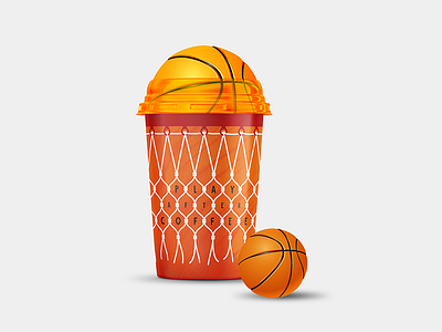 Coffee Cup concept for Designcup2018 after ball basketball coffee coffeecup concept cup design designcup illustration play