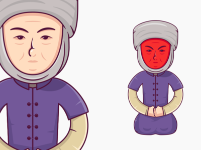 Kyrgyz Grandmother character characterdesign game grandmother identity illustration kyrgyz kyrgyzstan