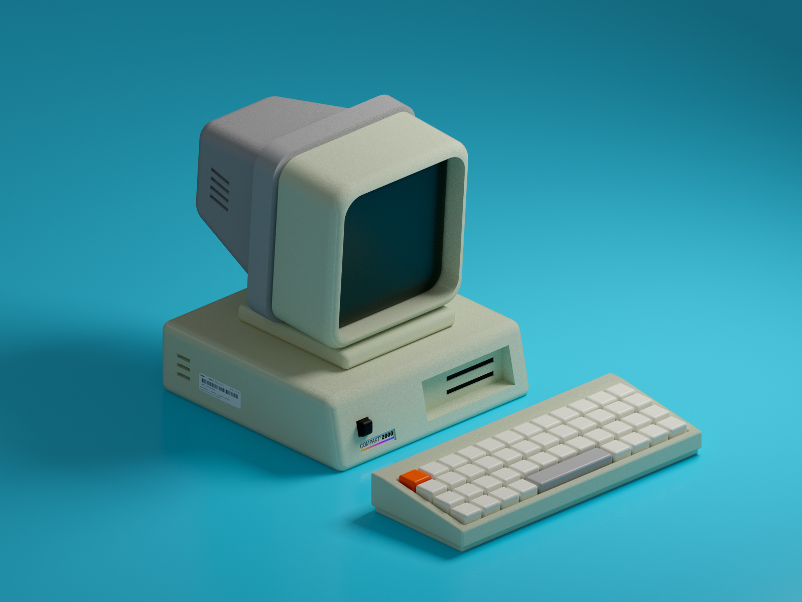 Isometric Personal Computer by Samuel Bastian on Dribbble