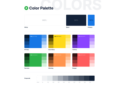 Color palette system by Md Solaiman Ali on Dribbble