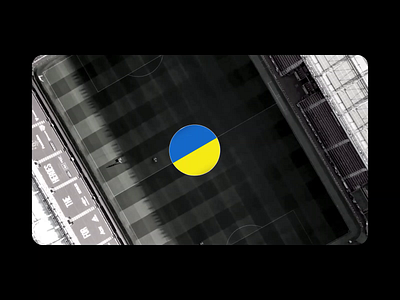 Support Ukrainian football team animation design football graphic design motion graphics nationalfootballteam support supportukraine ukraine ukrainefootballteam