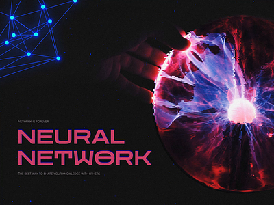 Neural Network animation design future futuristic graphic design illustration machine learning motion graphics neon neural neural network vector visual design visual identity