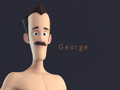 George Stylised MaleCartoon Character