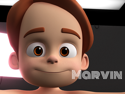 Marvin Stylised Boy Cartoon Character 3d cartoon boy cartoon character character design stylised stylized toon