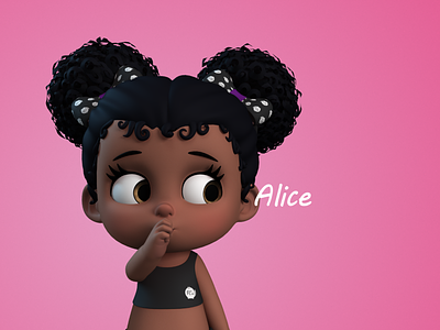 Alice 3d cartoon cartoon character character design stylised stylized toon
