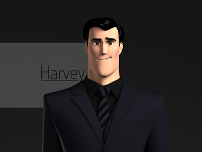 Harvey Stylised Male 3D Character 3d cartoon cartoon character character design stylised stylized