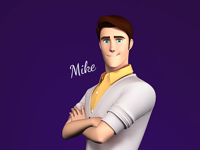 Mike Stylised Male 3D Character 3d cartoon cartoon character character design stylised stylized