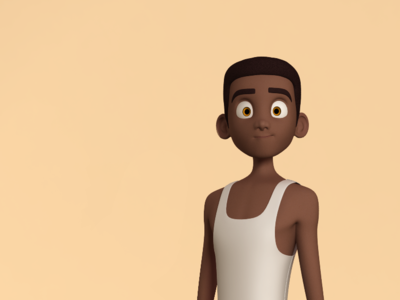 Rico stylised male teen character