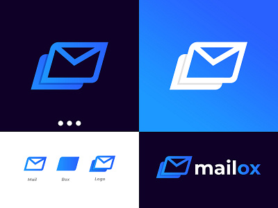 Modern minimalist Logo design for Mail App