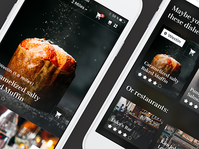 Food ordering app app concept food interface iphone ordering ui ux