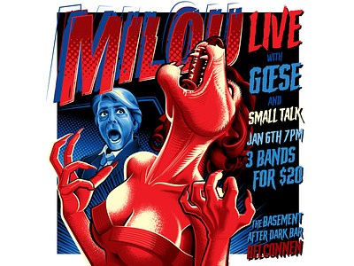 Milou Band Poster