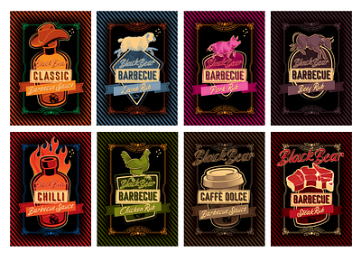 BlackBear Condiment Labels