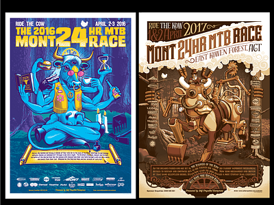 Mountain Bike Event Posters