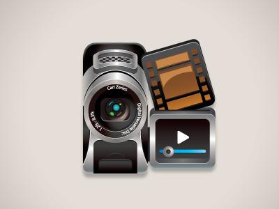 Digital Video Icon icon illustration ios iphone web
