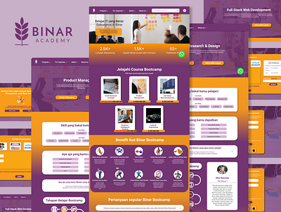 IMPROVEMENT BINAR WEBSITE ui ux webdesign