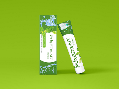 Packaging Design Tooth Paste