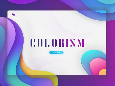 Colorism color debut design fun ui ux web