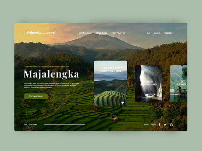 Majalengka__travel design explore majalengka travel ui ux website