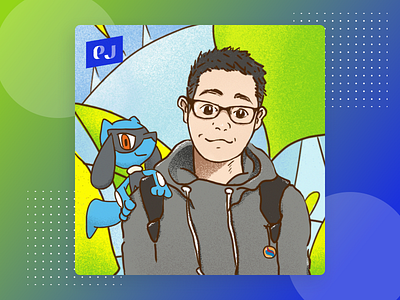 Adventure with Riolu face figure illustrator pokemon portrait sketch