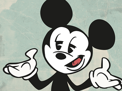 Mickey Mouse disney illustration mickey mouse paul rudish photoshop
