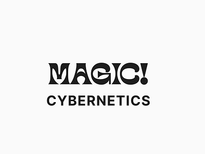 MAGIC! CYBERNETICS branding design illustration logo typography