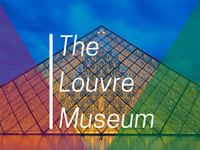 The Louvre graphic design