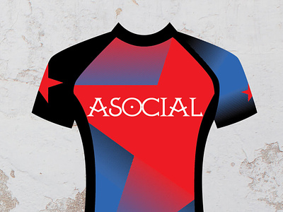Jersey Asocial Cycling Club fashion design graphic design illustration sport design