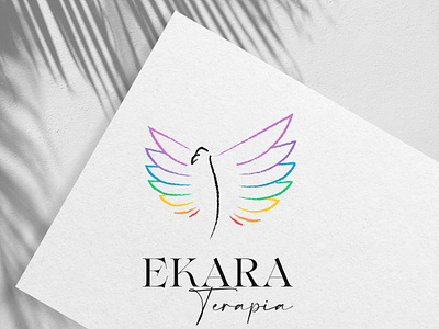 Logotype Ekara Terapia branding design graphic design illustration logo